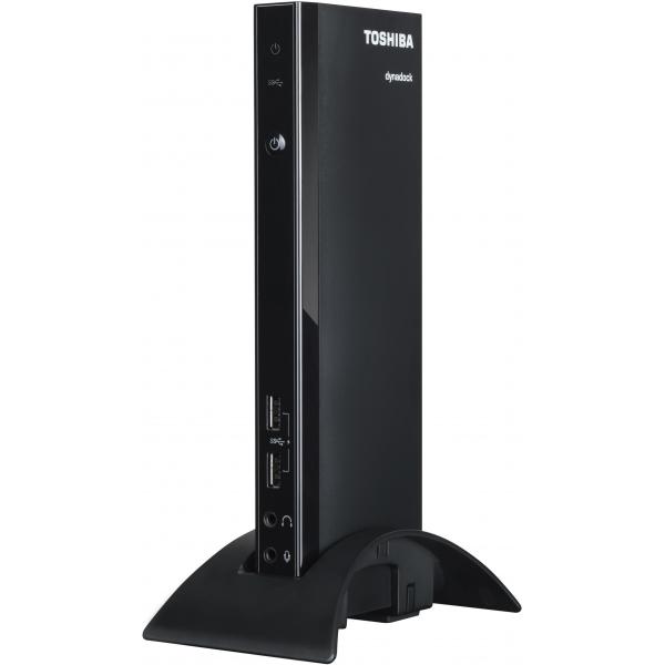 Dynabook Dynadock 4K Cablato USB 3.2 Gen 1 [3.1 Gen 1] Type-A Nero (AC Adapter 19V 2.37A 45W includes power cable)