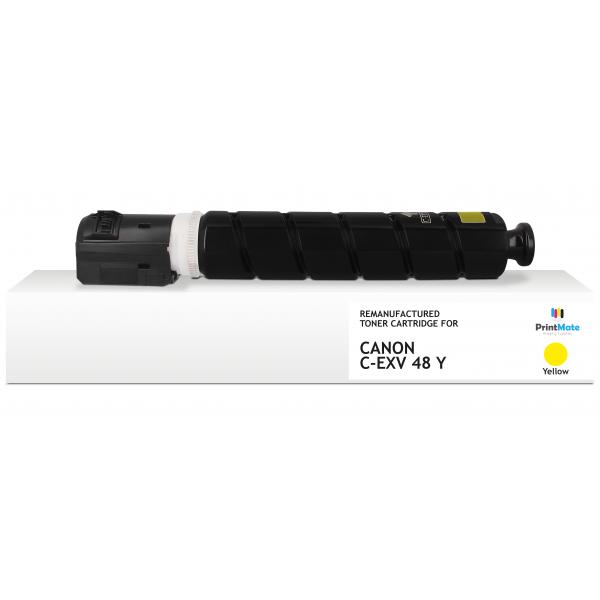 PrintMate K40168F6 cartuccia toner 1 pz Compatibile Giallo (REMANUFACTURED C-EXV48 YELLOW TONER)
