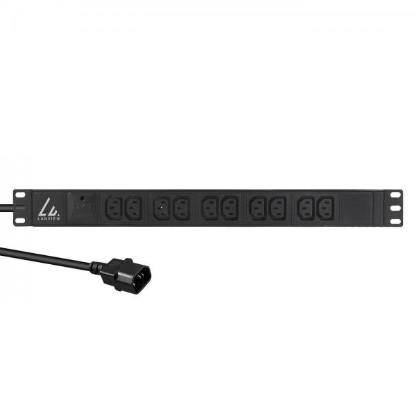 Lanview LVR-2MC14-SPD-C13X10 non classificato (19?? 10-way c13 outlets with - 2-meter 3G1.5mm2 cable with - C14 plug, with surge protection - Warranty: 60M)