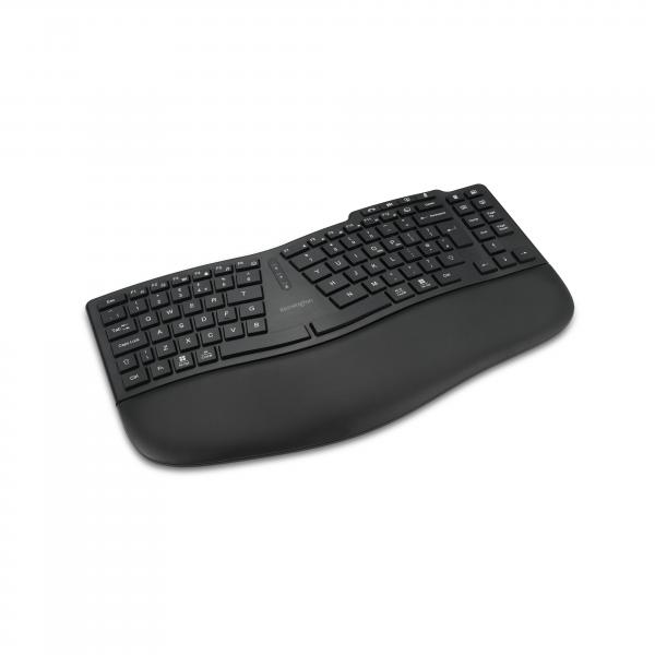 Kensington Pro Fit Ergo KB675 EQ TKL tastiera Bluetooth Nero (KENSINGTON KB675 TKL - ERGO KEYBOARD - UK) - Versione UK