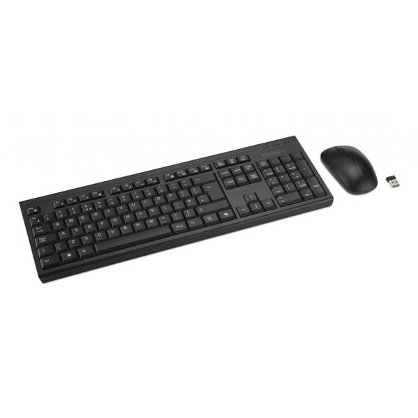 Kensington Set per desktop ricaricabile KM270 EQ - Wireless (KENSINGTON KM270 EQ - DESKTOP SET - UK) - Versione UK
