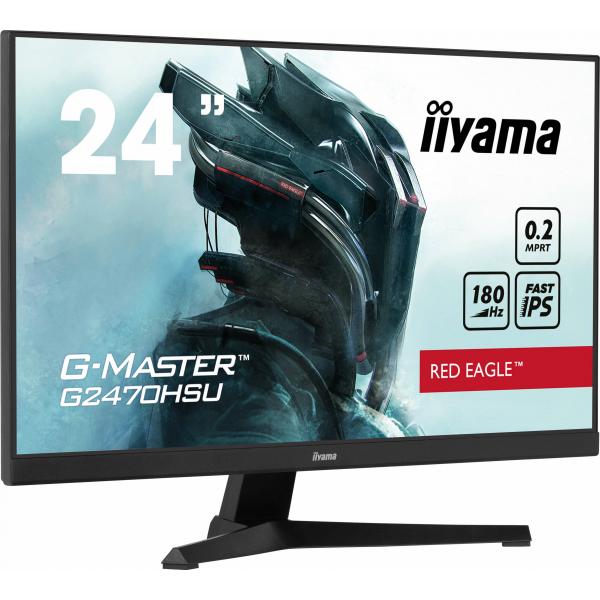 iiyama G-MASTER G2470HSU-B6 Monitor PC 60,5 cm [23.8] 1920 x 1080 Pixel Full HD LCD Nero (G2470HSU-B6 24IN FHD)