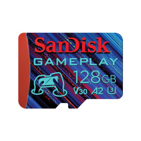 SanDisk SDSQXAA-128G-GN6XN memoria flash 128 GB MicroSDXC UHS-I (GAMEPLAY MICROSDXC UHS-I CARD - 128GB GAMINGMICROSDXC190MB/S130M)