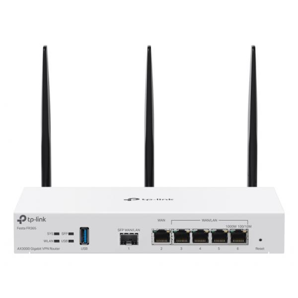 TP-Link FESTA FR365 router wireless Gigabit Ethernet Dual-band [2.4GHz + 5GHz or 2.4GHz + 6GHz] Bianco (TP-LINK Festa FR365 - Router)