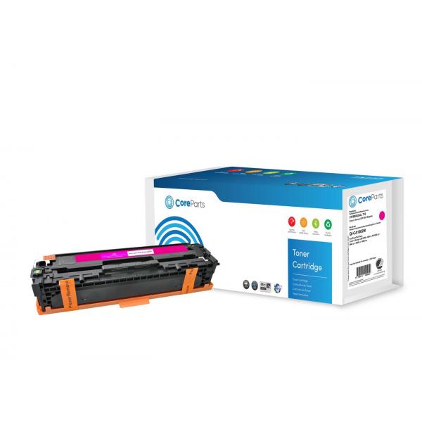 CoreParts QI-CA1002M cartuccia toner 1 pz Compatibile Magenta (Toner Magenta 1978B002AA - Pages: 1.500, Nordic Swan - Canon I-Sensys LBP-5050 [716] Series - Warranty: 36M)
