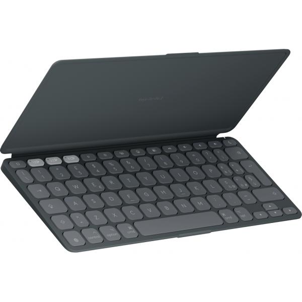 Logitech Keys-To-Go 2 (Logitech Keys-To-Go 2 for iPad - Tastiera - copertura integrata - senza fili - Bluetooth LE - QWERTY - italiana - grafite)