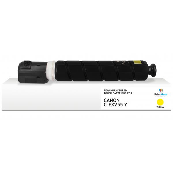 PrintMate K40140F6 cartuccia toner 1 pz Compatibile Giallo (REMANUFACTURED C-EXV55 YELLOW TONER ADV 256/356)