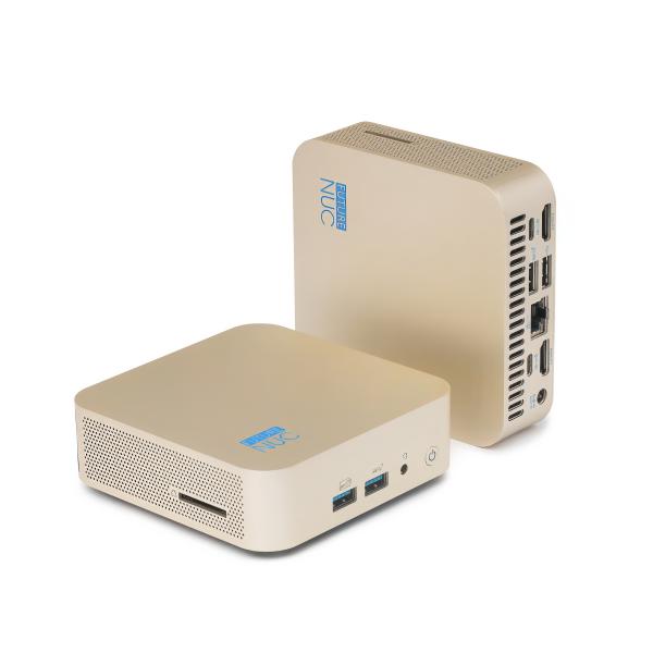 FutureNUC Lux NUC 12i5HL-W11P-512/2x8W6E Intel® Core™ i5 i5-12450H 16 GB DDR4-SDRAM 512 GB SSD Windows 11 Pro Mini PC Oro (FUTURE NUC LUX 12. GEN - I5 W11P 512GB SSD 2X16GB) - Versione Tedesca