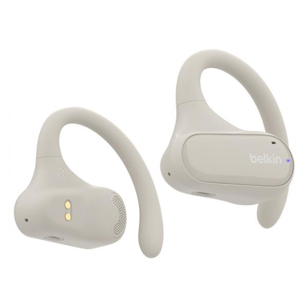 Belkin SoundForm ClearFit Auricolare True Wireless Stereo [TWS] A clip Chiamate/Musica/Sport/Tutti i giorni Bluetooth Sabbia (SOUNDFORM CLEARFIT EARBUDS SAND)