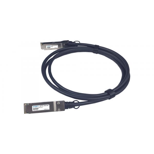 ATGBICS 100CQQH2630-C cavo InfiniBand e in fibra ottica 3 m QSFP28 Twinax Nero (Intel compatible Direct Attach Copper Cable 100GBase-CU QSFP28 [Passive Twinax 3m])