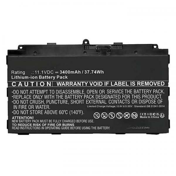 CoreParts MBXFU-BA0046 non classificato (Laptop Battery for Fujitsu - 50.00Wh 14.4V 3470mAh Battery - for Fujitsu Notebook, Laptop 50Wh 14.4V 3490mAh for Fujitsu LifeBook U757, - Warranty: 12M)
