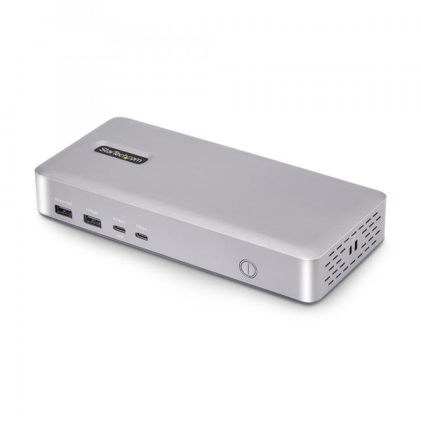 StarTech.com Docking Station USB4 per Doppio Monitor, due HDMI 4K 120Hz o singolo HDMI 8K60Hz, ricarica laptop 100W, 2,5 Gb, dock multi-monitor USB-C, senza driver (USB4 DOCKING STATION DUAL HDMI - 4