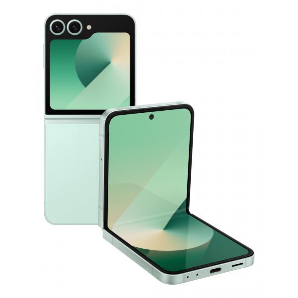 Samsung Galaxy Z Flip6 17 cm [6.7] Doppia SIM Android 14 5G USB tipo-C 12 GB 512 GB 4000 mAh Colore menta (SAMSUNG F741B Z FLIP 6 12/512GB MINT)