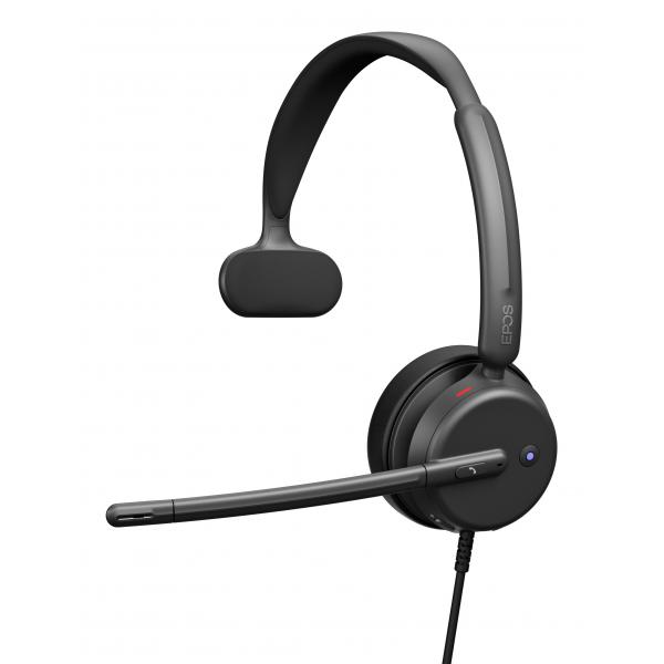 EPOS IMPACT 430T Auricolare Cablato A Padiglione Musica e Chiamate USB tipo-C Nero (IMPACT 430T MS MONO USB-C - + USB-A ADAPTER WIRED)