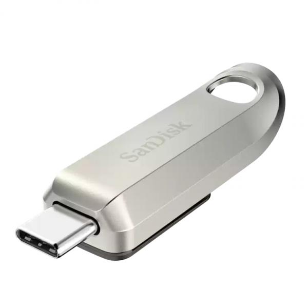 SanDisk SDCZ75-512G-G46 unità flash USB 512 GB USB tipo-C 3.2 Gen 1 [3.1 Gen 1] Argento (SanDisk Ultra Luxe - USB flashdrive -)
