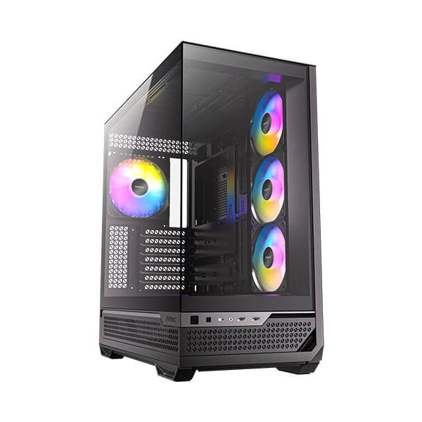 Antec C7 ARGB Midi Tower Nero (Antec C7 ARGB Mid Tower Tempered Glass PC Gaming Case - Black, 3x 120mm & 1x 140mm ARGB Fans, USB 3.2 Gen2, EATX/ATX/mATX/mITX Support)