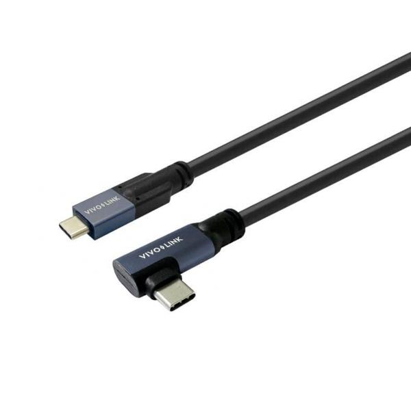 Vivolink PROUSBCMM5A cavo USB USB 3.2 Gen 2x2 5 m USB C 100 W Nero (USB-C to USB-C Cable 5m - Supports 20 Gbps data - Enterprise-tested - Warranty: 144M)
