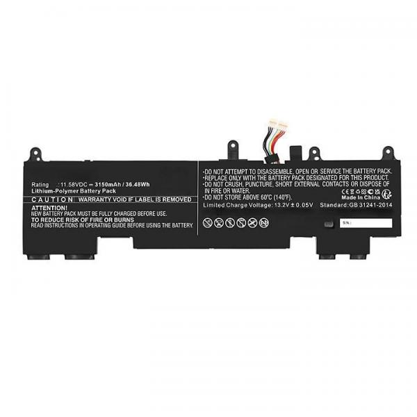 CoreParts MBXHP-BA0322 ricambio per laptop Batteria (Laptop Battery for HP 36.48Wh - 11.58V 3150mAh Laptop Battery - for HP 36.48WH Li-ion 11.58V 3150mAh - Warranty: 12M)
