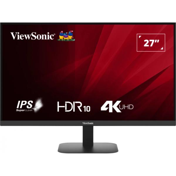 Viewsonic VA VA2708-4K-HD Monitor PC 68,6 cm [27] 3840 x 2160 Pixel 4K Ultra HD LED Nero (LED MONITOR VA2708-4K-HD 27IN - 1920X1080 16:9 5MS 1300:1 HDMI 1)