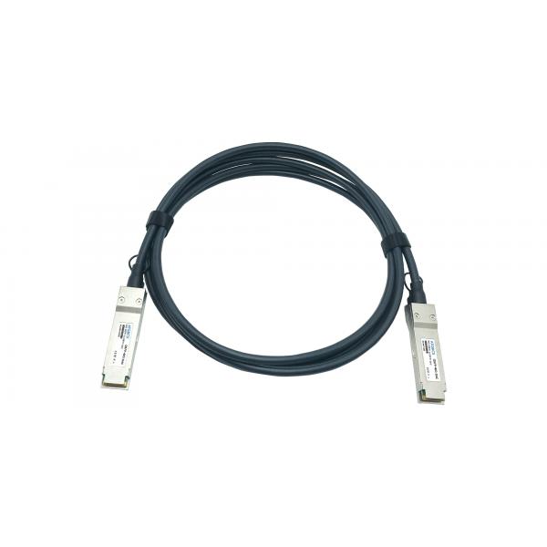 ATGBICS AT-QSFP3CU-C cavo InfiniBand e in fibra ottica 3 m QSFP+ Twinax Nero (Allied Telesis compatible Direct Attach Copper Cable 40GBase-CU QSFP+ [Passive Twinax 3m])