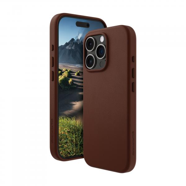 dbramante1928 Roskilde MagSafe custodia per cellulare 17,5 cm [6.9] Cover Marrone chiaro (Roskilde 2 MagSafe iPhone 16 - ProMax Dark Tan - Warranty: 24M)