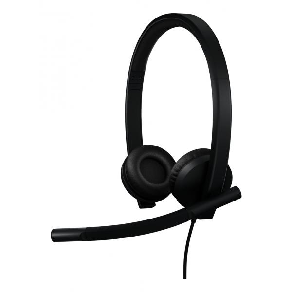 Logitech H570e Auricolare Cablato A Padiglione Ufficio USB tipo-C Nero (USB HEADSET STEREO H570E USB-C - TEAMS VERSION-BLACK-EMEA28-935)