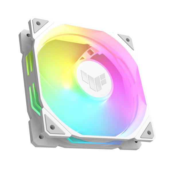 ASUS TUF GAMING TR120 ARGB REVERSE 3IN1 White Case per computer Raffreddatore d'aria 12 cm Bianco (ASUS TUF TR120 REVERSE FANS 3PK)