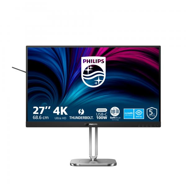 Philips Serie 6000 27B2U6903/00 Monitor PC 68,6 cm [27] 3840 x 2160 Pixel 4K Ultra HD LED Antracite (Philips sk?rm - 27)