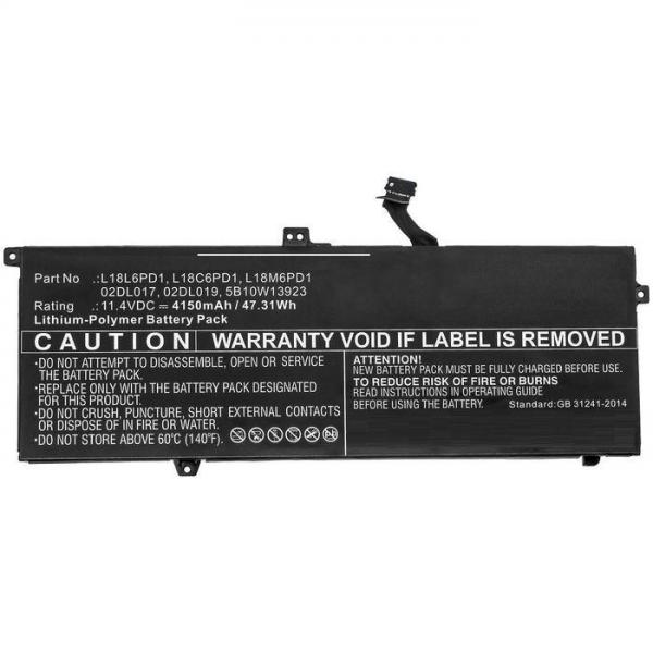 CoreParts 02DL017-CP ricambio per laptop Batteria (Laptop Battery for Lenovo - 44.5Wh 11.4V 3900mAh - Warranty: 12M)