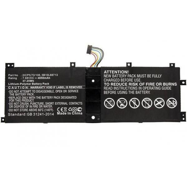 CoreParts 5B10L68713-CP non classificato (Laptop Battery for Lenovo - 37Wh 7.68V 4850mAh - Warranty: 12M)