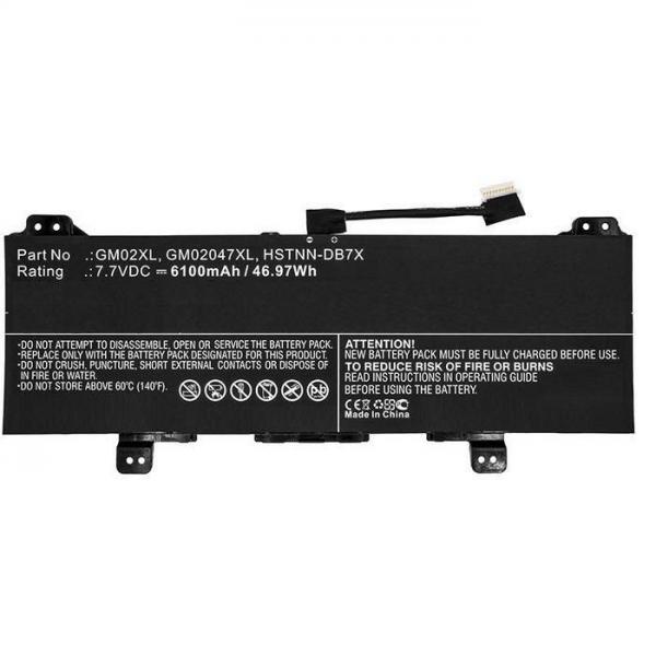 CoreParts 917725-855-CP non classificato (Laptop Battery for HP 47Wh - 7.7V 6100mAh - Warranty: 12M)