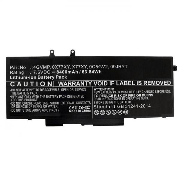 CoreParts 9JRYT-CP non classificato (Laptop Battery for Dell 61Wh - 7.6V 8000mAh - Warranty: 12M)