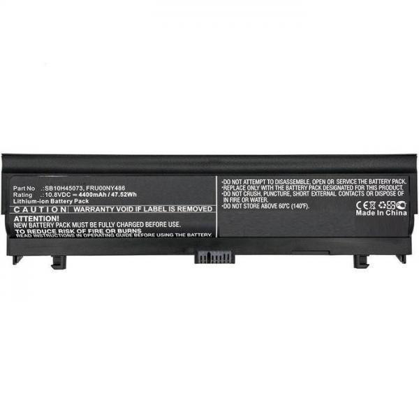 CoreParts 00NY488-CP ricambio per laptop Batteria (Laptop Battery for Lenovo - 48Wh 10.8V 4400mAh - Warranty: 12M)