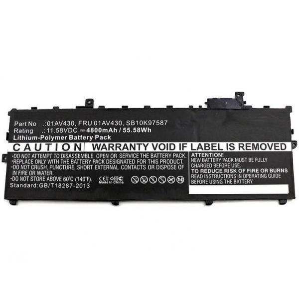 CoreParts 01AV494-CP ricambio per laptop Batteria (Laptop Battery for Lenovo - 55Wh 11.58V 4800mAh - Warranty: 12M)