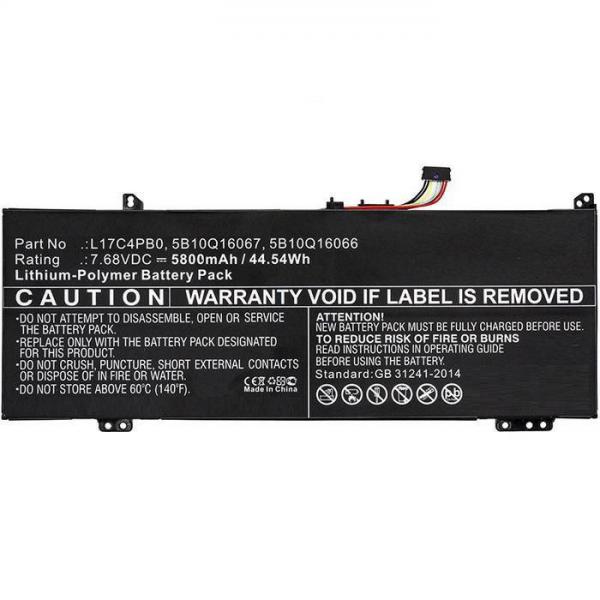 CoreParts 5B10Q16066-CP non classificato (Laptop Battery for Lenovo - 45Wh 7.68V 5800mAh - Warranty: 12M)
