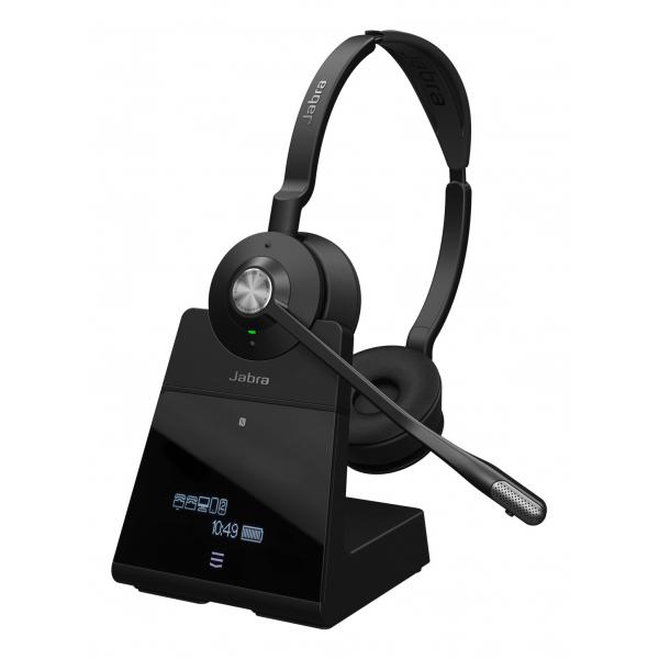 Jabra Engage 75 SE Auricolare USB tipo-C Bluetooth (Jabra Engage 75 SE Stereo [Low Power] - Headset - on-ear - DECT / Bluetooth - wireless - NFC - Zoom Certified, Google Meet Certified, Amazon Chime