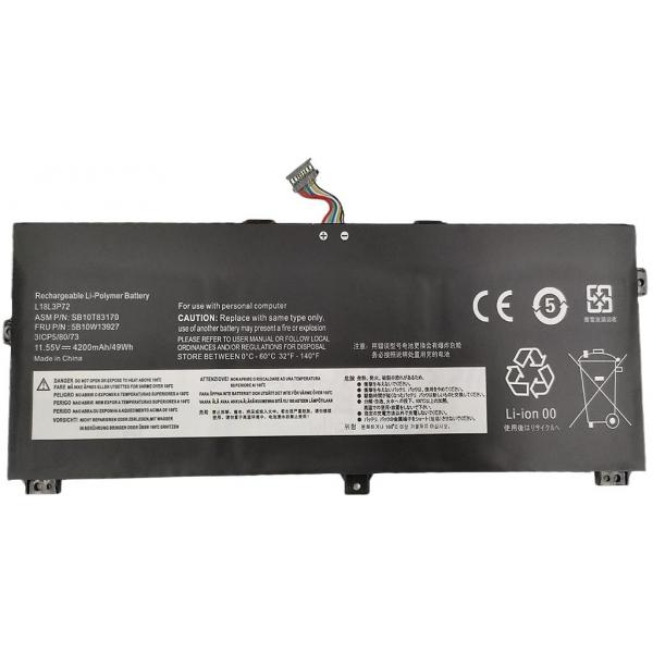 CoreParts MBXLE-BA0310 ricambio per laptop Batteria (Laptop Battery for Lenovo - 48.51Wh 11.55V 4200mAh 49Wh - Li-Polymer 11.55V 4200mAh for Lenovo ThinkPad X390 Yoga, ThinkPad X390 - Warranty: 12M)