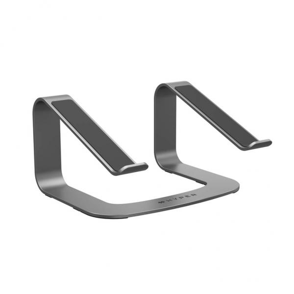 HYPER HS1110GYGL supporto per laptop Supporto per computer portatile Grigio 40,6 cm [16] (Targus HyperSpace - Notebook stand - ergonomic - 16 - space grey)