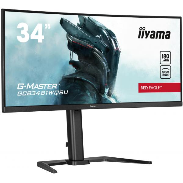 iiyama G-MASTER GCB3481WQSU-B1 Monitor PC 86,4 cm [34] 3440 x 1440 Pixel UltraWide Quad HD LCD Nero (iiyama - G-MASTER RED EAGLE CURVED)