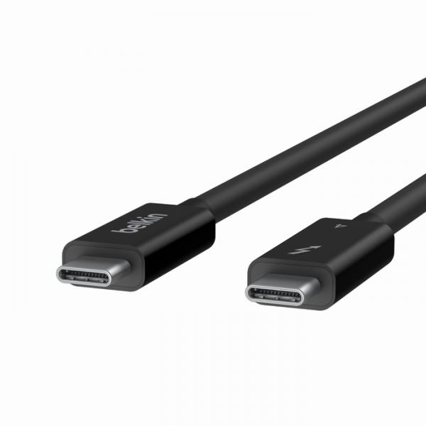 Belkin INZ003BT1MBK Cavo Thunderbolt 1 m 40 Gbit/s Nero (THUNDERBOLT 4 PASSIVE CABLE 1M)