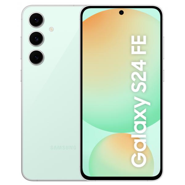 Samsung Galaxy S24 FE 17 cm [6.7] Doppia SIM Android 14 5G USB tipo-C 8 GB 128 GB 4700 mAh Colore menta (SAMSUNG S24 FE 5G S721 MINT 8/128GB)