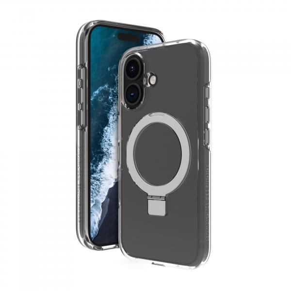 dbramante1928 Iceland Ultra D3O MS Kick custodia per cellulare 15,5 cm [6.1] Cover Trasparente (Iceland Ultra D3O MS Kick - iPhone 16 Clear - Warranty: 24M)