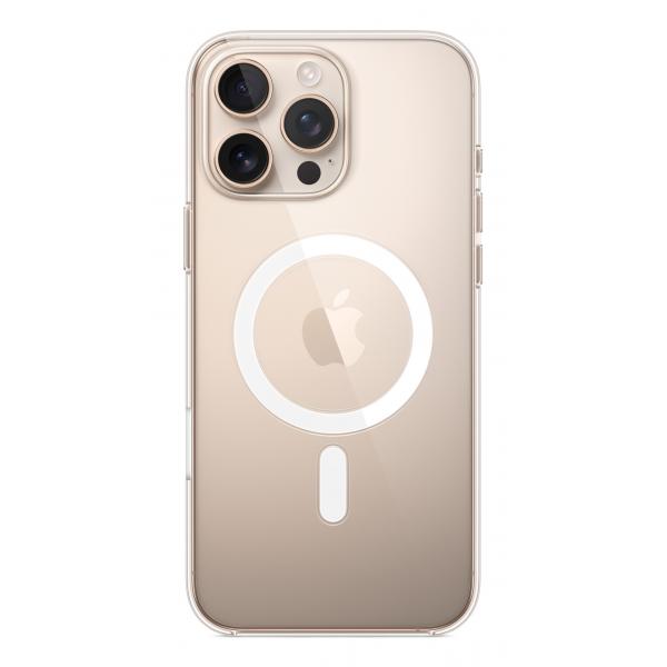 Apple Custodia MagSafe trasparente per iPhone 16 Pro Max (IPHONE 16 PRO MAX CLEAR CASE)