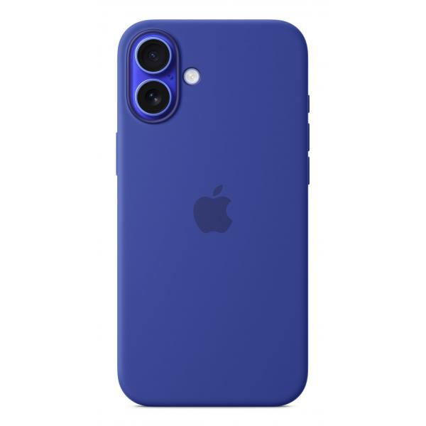 Apple Custodia MagSafe in silicone per iPhone 16 Plus - Blu oltremare (IPHONE 16 PLUS SIL CASE UMARINE)