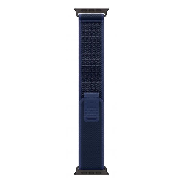 Apple Trail Loop blu [49 mm] - M/L - Titanio nero (-APPLE WATCH 49 BLUE BLACK TI TL M/L)