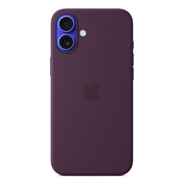 Apple Custodia MagSafe in silicone per iPhone 16 Plus - Prugna (IPHONE 16 PLUS SIL CASE PLUM)