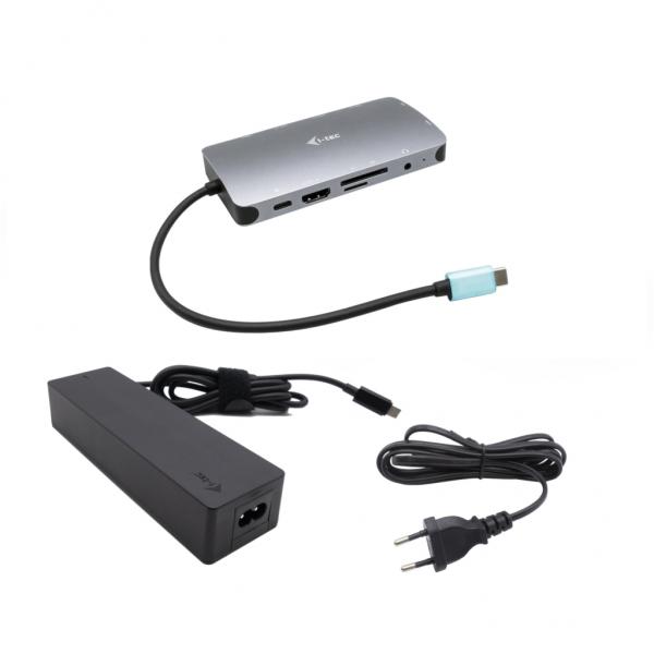 i-tec Metal C31NANOVGA100UK replicatore di porte e docking station per laptop Cablato USB 3.2 Gen 1 [3.1 Gen 1] Type-C Grigio (I-TEC USB-C METAL NANO DOCK - HDMI/VGA WITH LAN + POWER DELIVE)