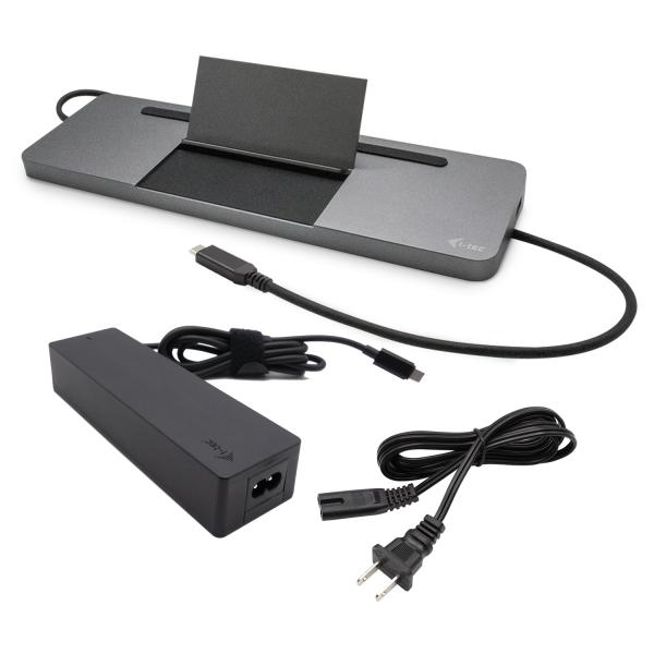 i-tec Metal C31FLATPRO100UK replicatore di porte e docking station per laptop Cablato USB 3.2 Gen 1 [3.1 Gen 1] Type-C Grigio (ITEC Universal dual 4K Display Docking Station + Power Delivery 85W C31F