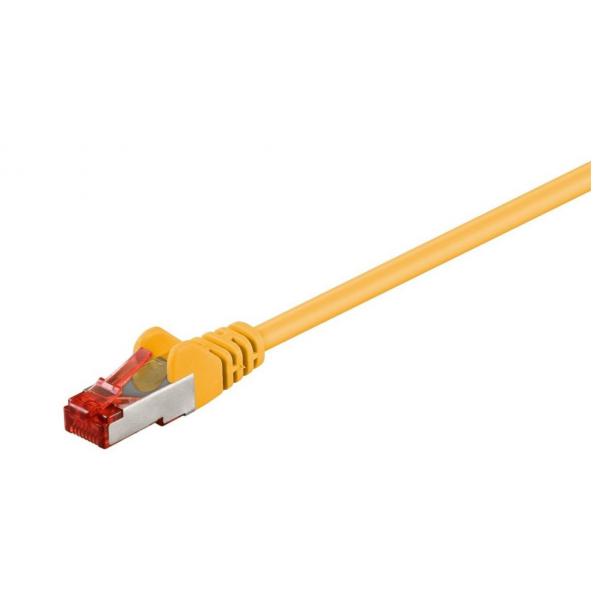 Microconnect SSTP650Y cavo di rete Giallo 50 m Cat6 S/FTP [S-STP] (S/FTP CAT6 50m Yellow LSZH - PiMF [Pairs in metal foil] - 4x2xAWG 28, CU - Warranty: 300M)