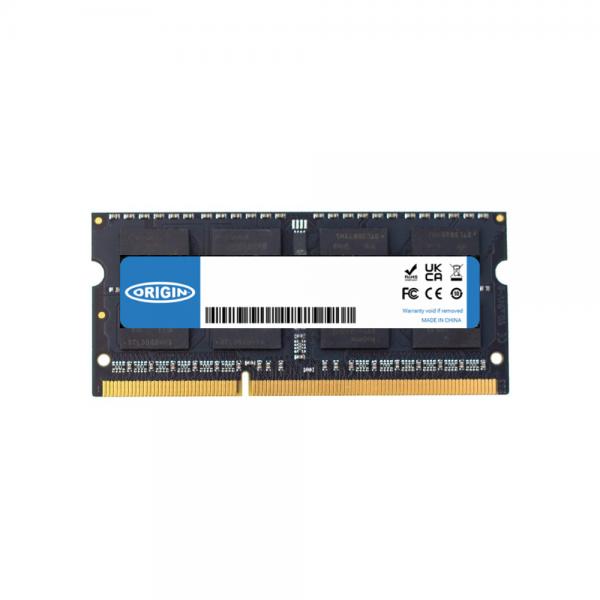 Origin Storage OM8G31600SO1RX8NE135 memoria 8 GB 1 x 8 GB DDR3 204-pin SO-DIMM (Origin Storage 8GB DDR3 1600MHz SODIMM 1Rx8 Non-ECC 1.35V)